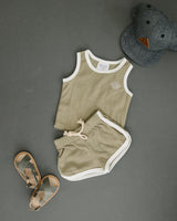 Terry tee and shorts set baby toddler vancouver mebie baby