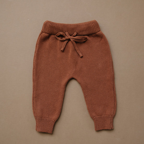 Mebie Baby Vancouver Knit jogger pants baby kids set