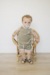Terry tee and shorts set baby toddler vancouver mebie baby