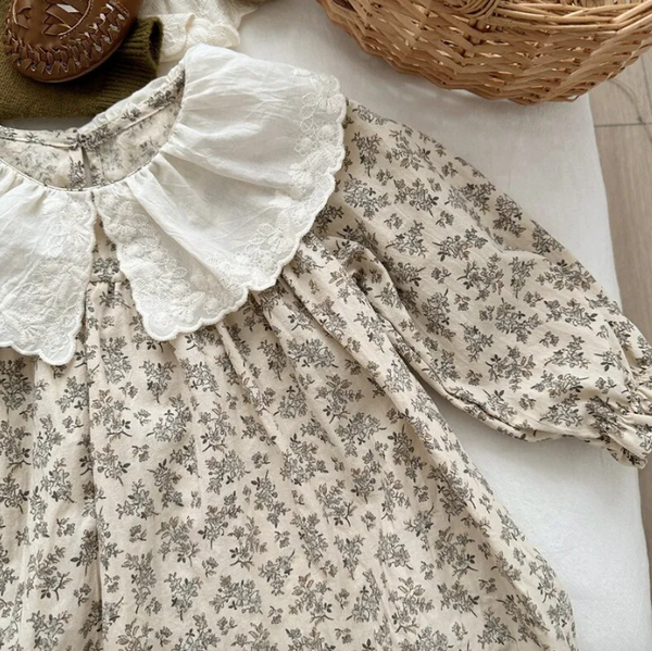 floral vintage style girls and toddler dress vancouver