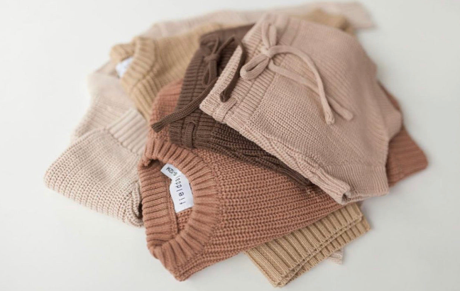 Kindly the Label  kindly the label vancouver chunky knits sweater  kids baby clothes the Label 