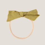 Linen Bow Headband
