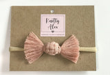 knotty alex macrame head band bows baby girl vancouver