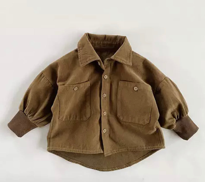baby and kids denim button down jacket 